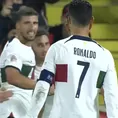 Cristiano Ronaldo y un extraño gesto tras gol de Diogo Jota ante República Checa