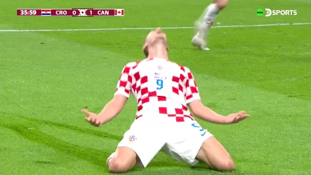 Croacia vs. Canadá: Kramaric marcó el 1-1 para los croatas en el partido