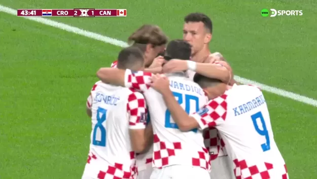 Croacia vs. Canadá: Livaja le dio vuelta y puso el 2-1 para los croatas