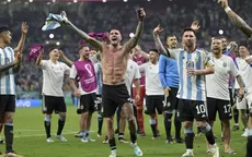 El festejo de Lionel Messi y la Albiceleste tras clasificar a cuartos del Mundial - Noticias de peruanos-mundo