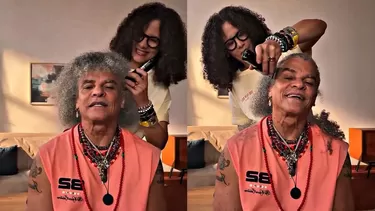 El exjugador colombiano y reconocido mundialmente también por su icónica cabellera, decidió ponerle fin a sus rizos. | IG del Pibe Valderrama