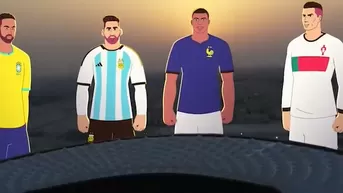 "Los gigantes del juego a punto de descender en Doha": Animación de la FIFA previo Qatar 2022