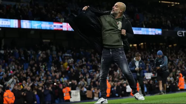 Guardiola enloqueció con el gol de Haaland y la victoria agónica del Manchester City