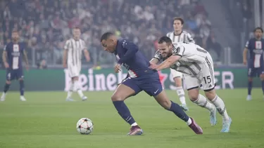 Golazo de Mbappé contra la Juventus. (Fuente: PSG)