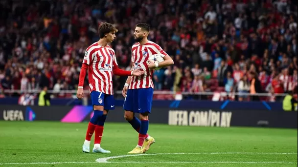 Joao Felix pide patear el penal y Carrasco se negó