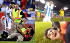 Lionel Messi: Hincha grabó cómo se metió al campo para acercarse al argentino - Noticias de argentina