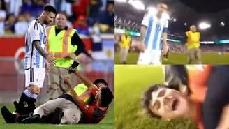 Esto sucedidó en el Argentina vs. Jamaica. | Video: Twitter