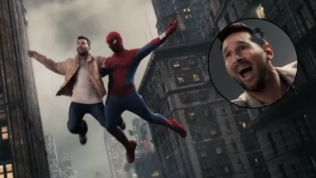 Lionel Messi conoció a Spiderman y recorrieron New York. Foto: Captura / Video: @SpiderManMovie