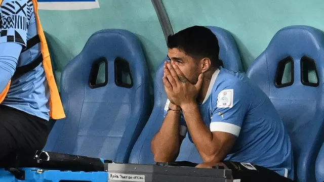 El desgarrador llanto de Luis Suárez tras eliminación de Uruguay de Qatar 2022
