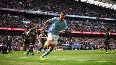 Joao Cancelo anotó a los 20&#39;. | Foto: AFP/Video: Espn