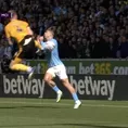 Jack Grealish sufrió un salvaje &#39;planchazo&#39; en el Manchester City vs. Wolves