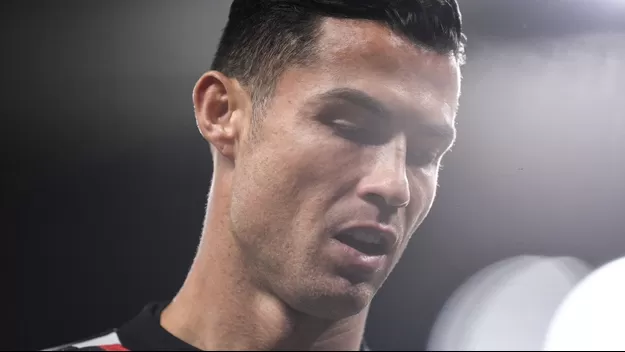 Cristiano abandonó el campo antes del final del Manchester United vs. Tottenham