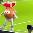 La mascota de la Real Sociedad hace delirar a las tribunas con el &#39;siuuu&#39; de Cristiano Ronaldo