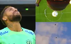 Genialidad de Neymar: Le lanzan un balón desde 35 metros de altura y así controló - Noticias de neymar