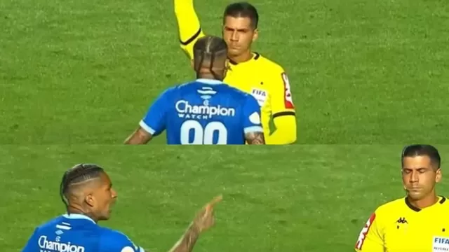 Paolo Guerrero reaccionó furioso contra el árbitro en el Sao Paulo vs. Avaí