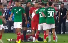 Perú vs. México: Fuerte falta contra Renato Tapia generó trifulca - Noticias de 