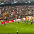 A pesar de la eliminación: Los hinchas incondicionales del Barcelona