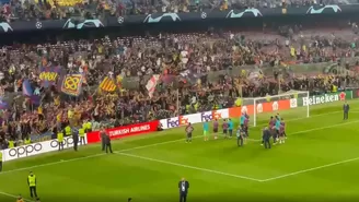 A pesar de la eliminación: Los hinchas incondicionales del Barcelona