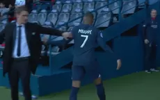 PSG: Kylian Mbappé y un gesto subido de tono que hizo tras la goleada de su equipo - Noticias de psg