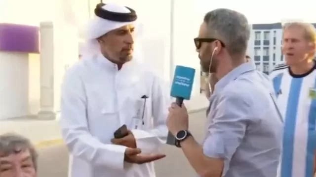 Qatar 2022: Conductor de TV argentino censurado en plena transmisión en vivo