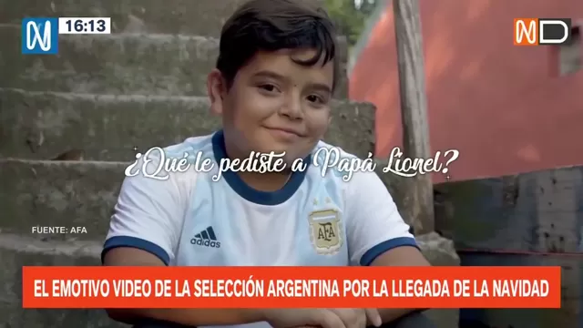 Qatar 2022: El emotivo video de la selección argentina por la llegada de la Navidad