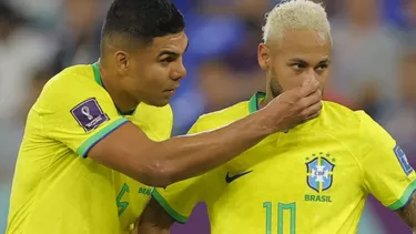 Casemiro y Neymar causa polémica en las redes sociales. | Foto: AFP/Video: Latina