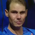 Rafael Nadal no pudo contener las lágrimas en la despedida de Roger Federer