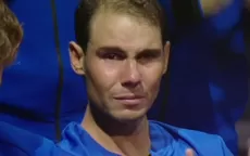 Rafael Nadal no pudo contener las lágrimas en la despedida de Roger Federer - Noticias de rafael guarderas