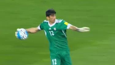 El récord Guinness del portero de Irán, Alireza Beiravand | Video: @boavistaoficial