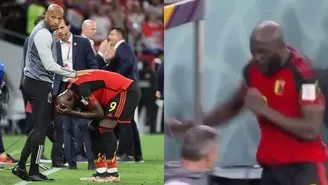 ¡La furia de Lukaku! Destrozó banco de suplentes tras eliminación de Bélgica