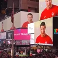 El ‘Siiuuu’ de Cristiano Ronaldo en Times Square